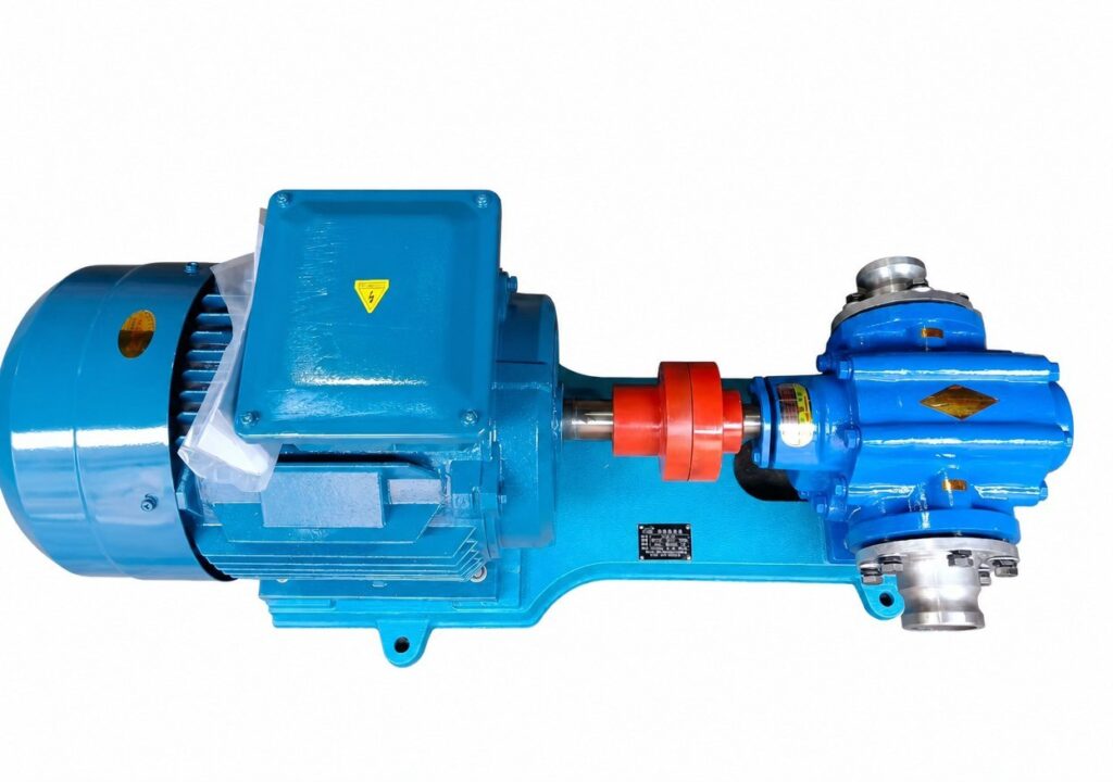 Gear oil pump KCB-300 for fuel oil and lubricating oil transfer.